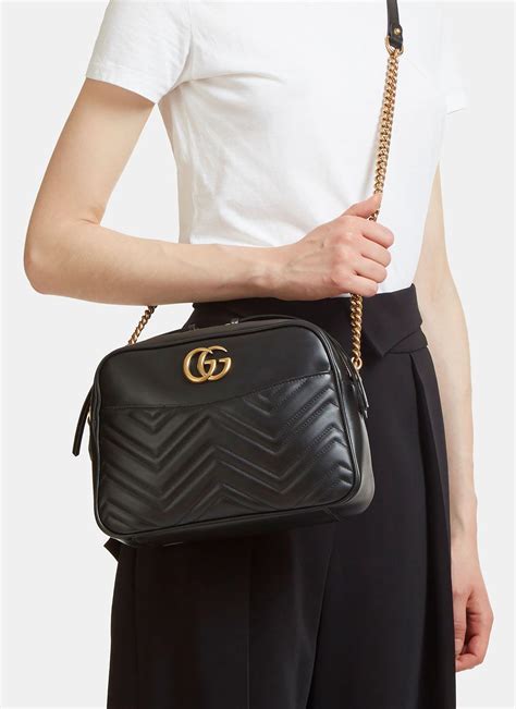 gg marmont matelassé shoulder bag fake|gucci marmont bag small size.